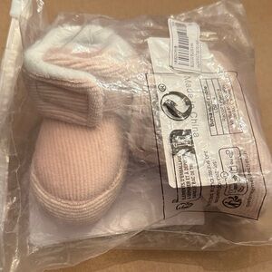Pink Baby Booties